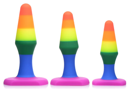 Rainbow Ready Silicone Anal Set