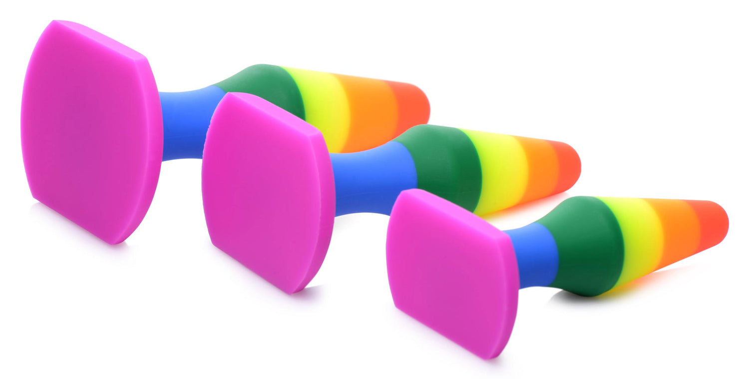 Rainbow Ready Silicone Anal Set