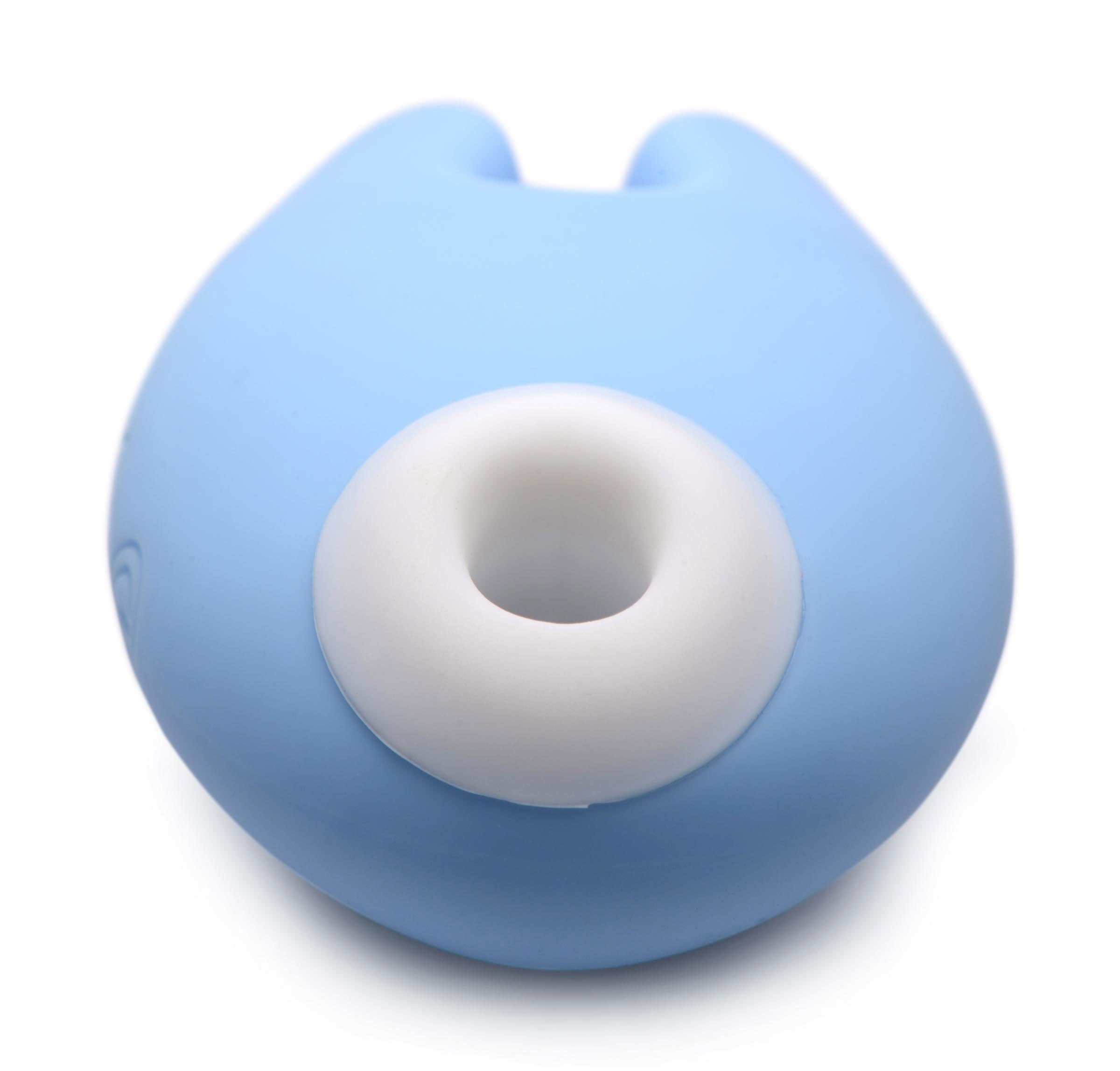 Sucky Bunny Silicone Clitoral  Stimulator - Blue