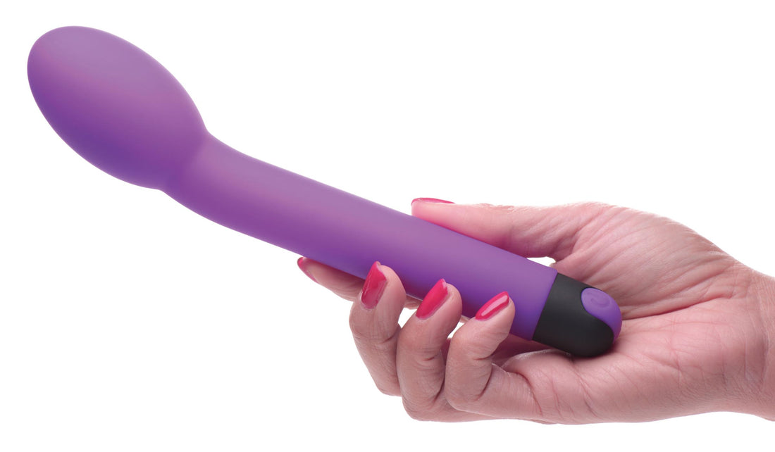 10X Silicone G-Spot Vibrator - Purple