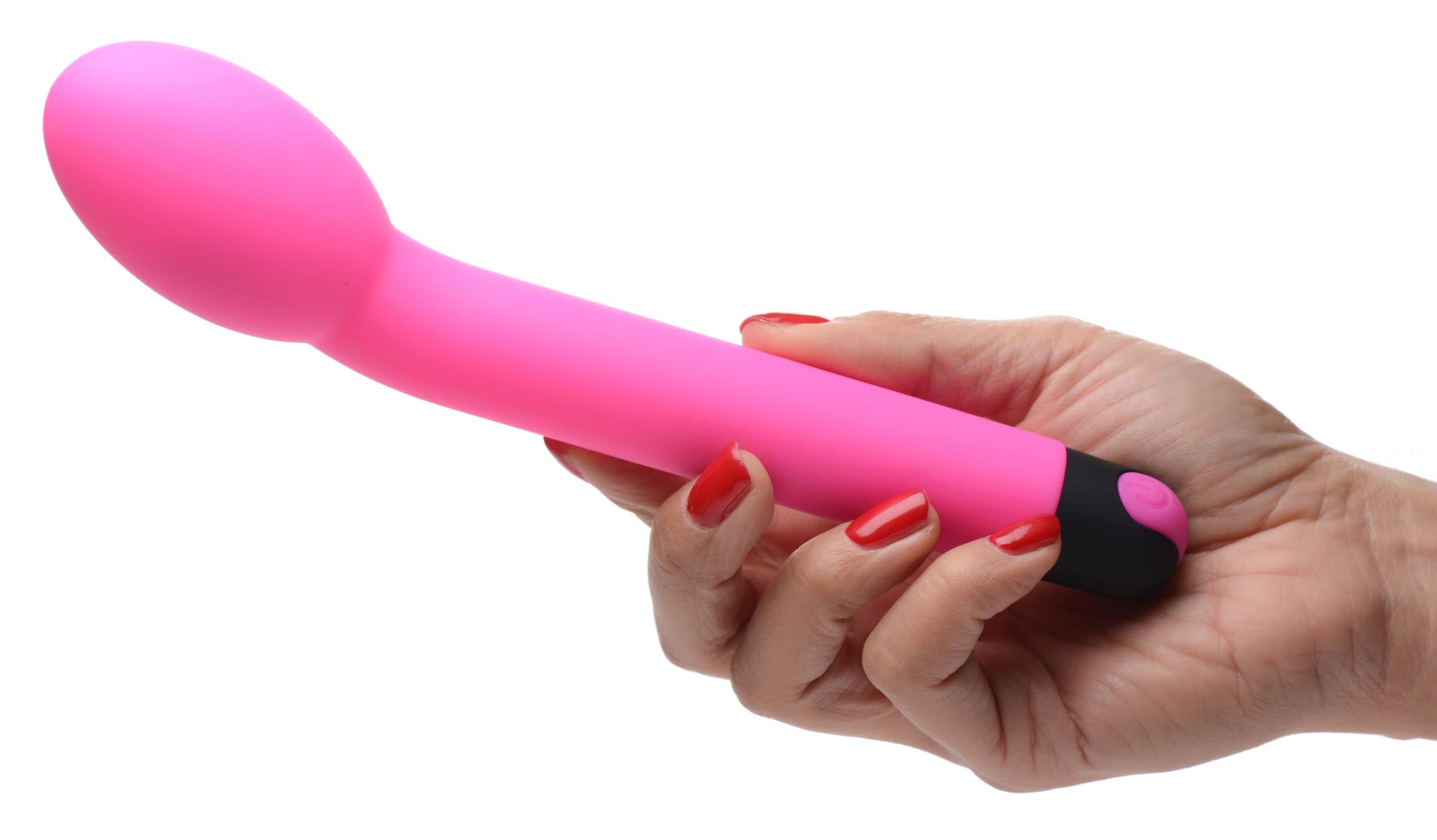 10X Silicone G-Spot Vibrator - Pink