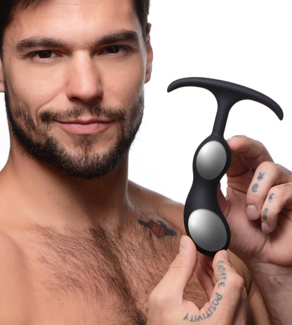 Premium Silicone Weighted Prostate Plug - Medium