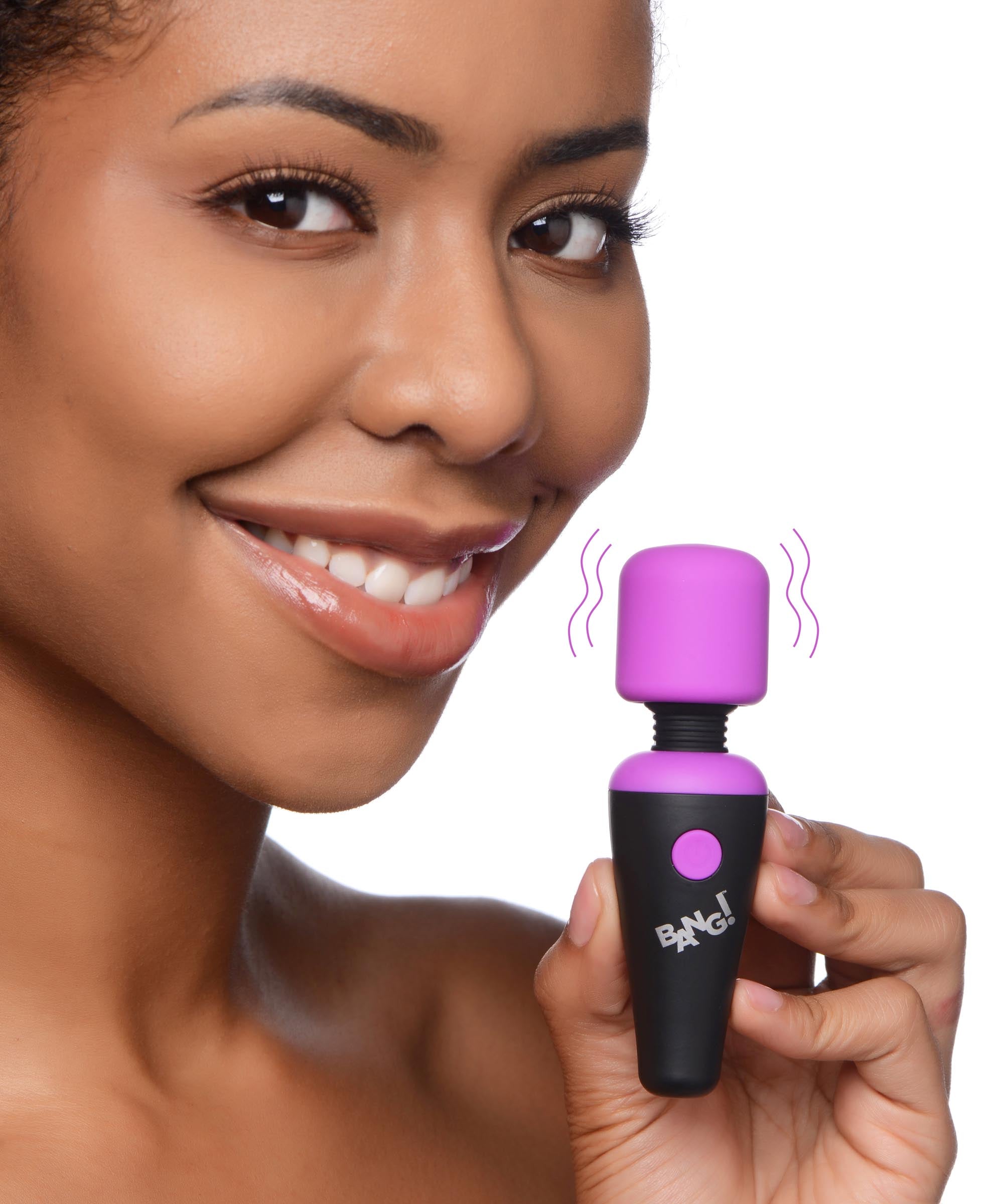 10X Ultra Powerful Silicone Mini Wand - Purple