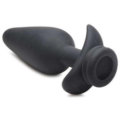 Interchangeable 10X Vibrating Silicone Anal Plug with Remote - XL