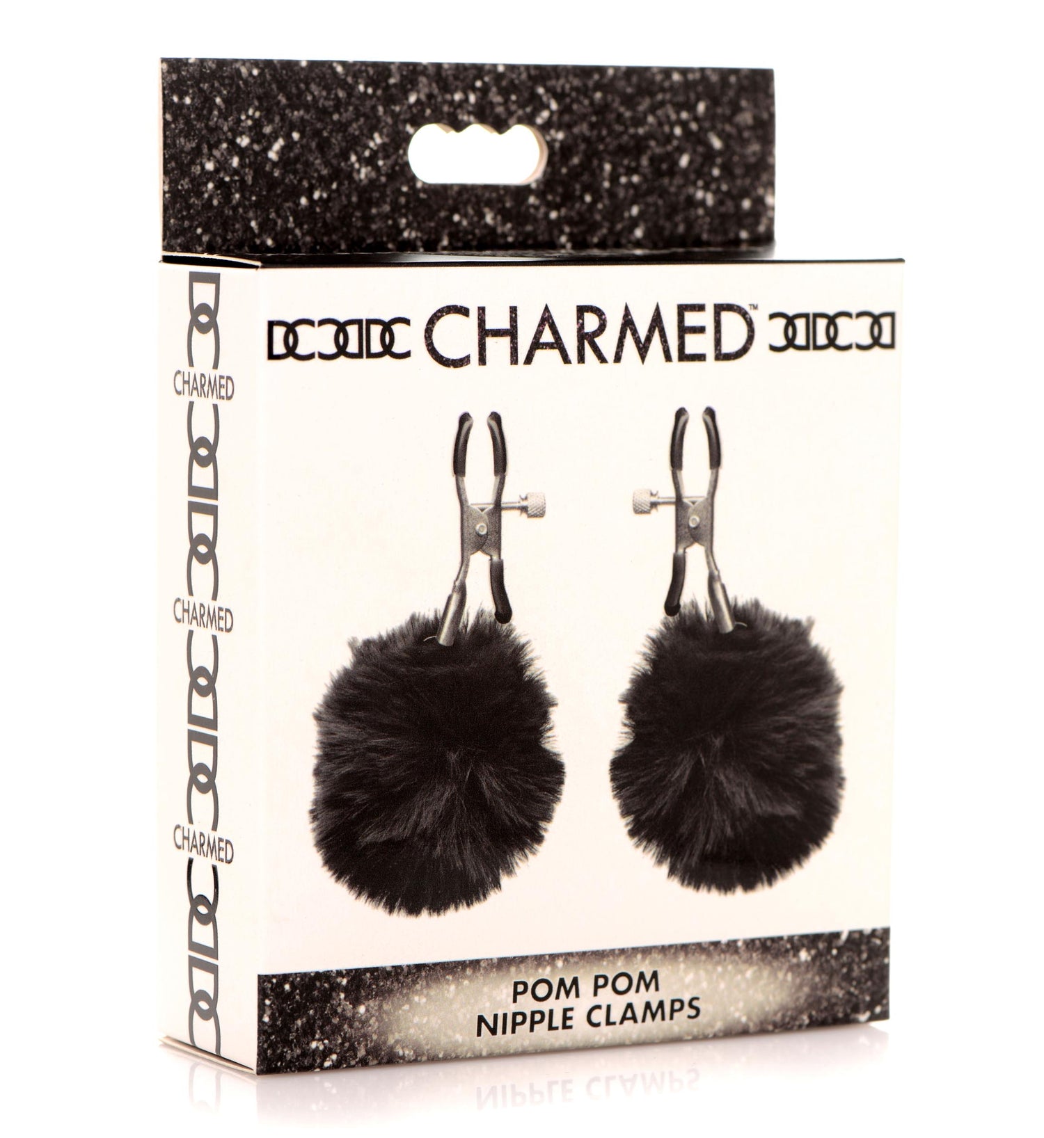 Pom Pom Nipple Clamps - Black