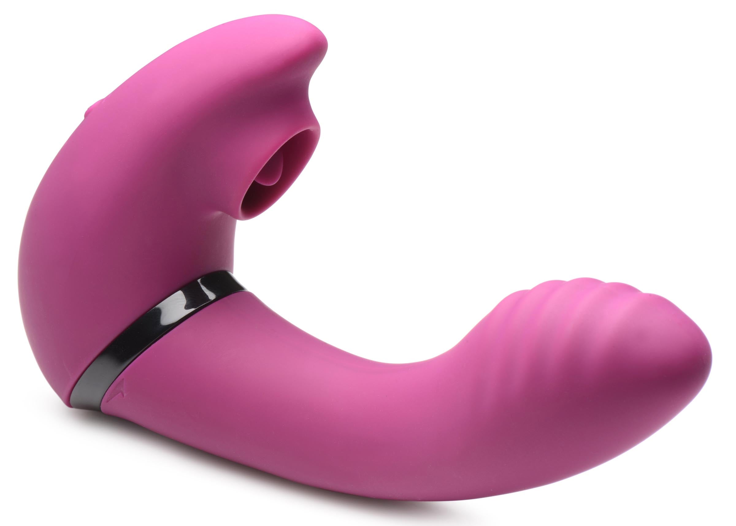 7X 180 Degree Rotating Silicone Swivel Licking Vibrator