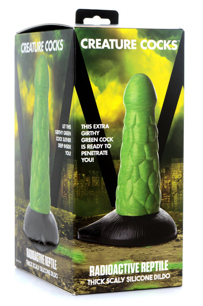 Scaly Reptile Thick Silicone Dildo