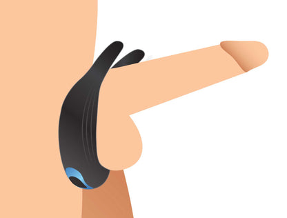 10X Dual Stim Silicone Cock Ring