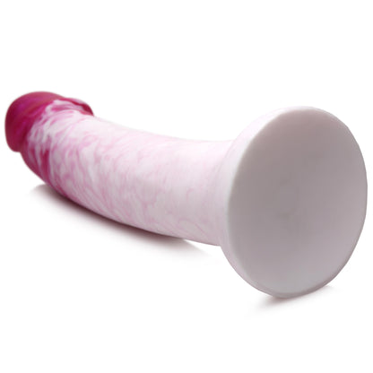 Swirl Realistic Silicone Dildo - Pink