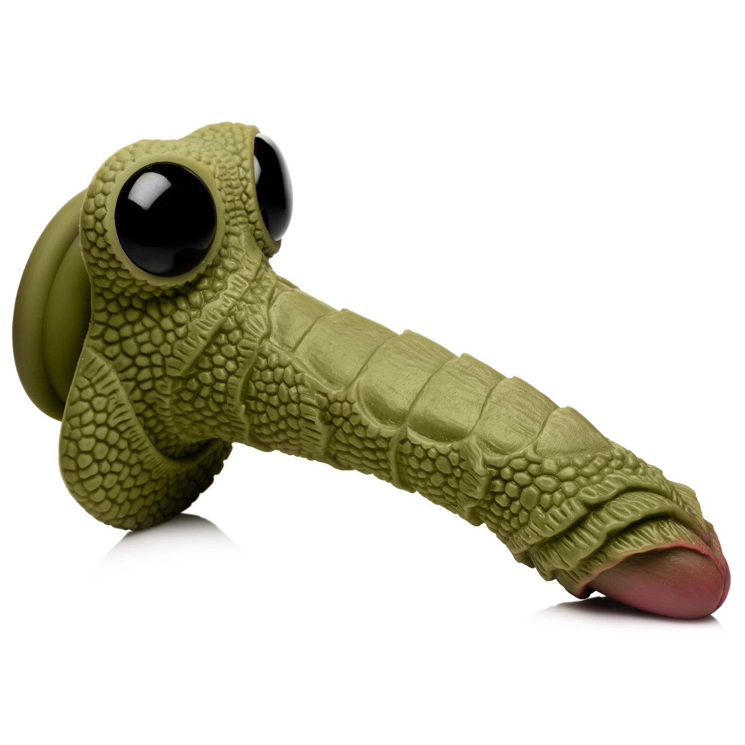 Swamp Monster Green Scaly Silicone Dildo