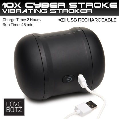 10X Cyber Stroke Vibrating Masturbator