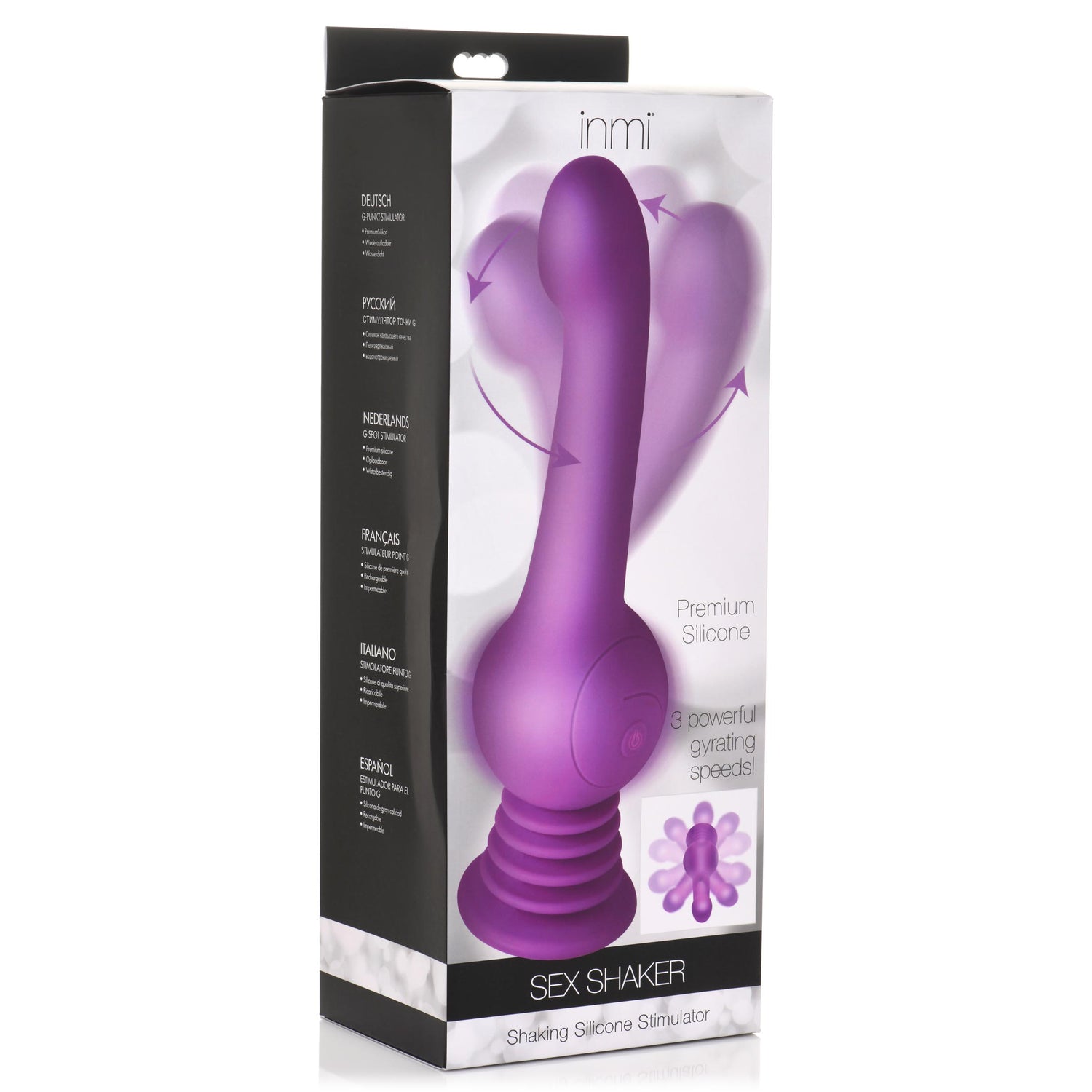 Sex Shaker Silicone Stimulator - Purple