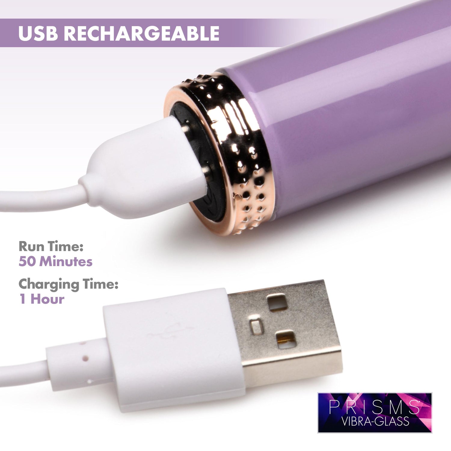 Vibra-Glass 10X Mini Vibe Lilac