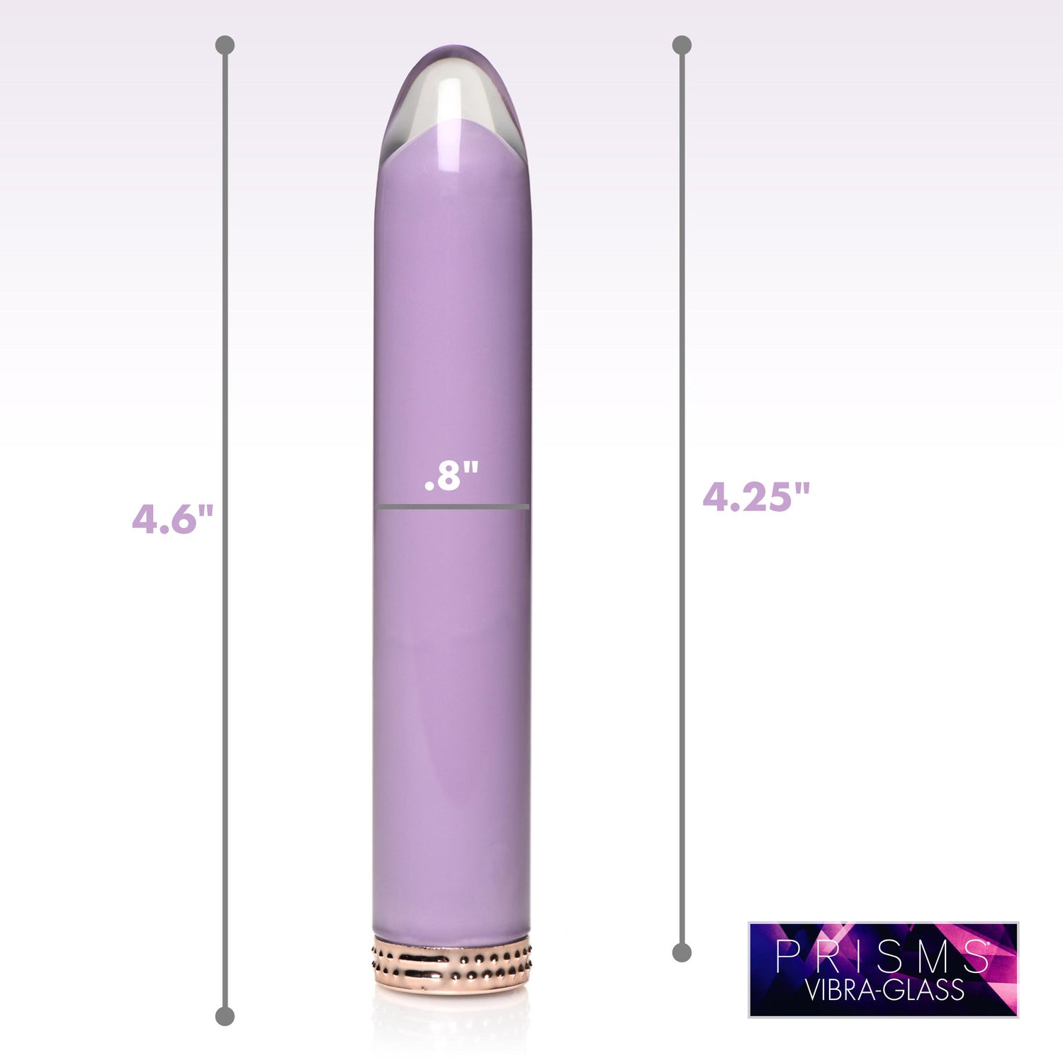 Vibra-Glass 10X Mini Vibe Lilac