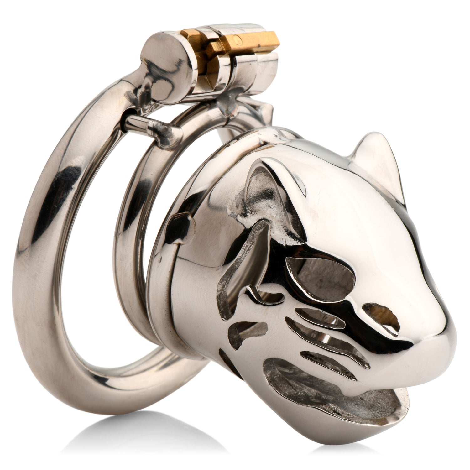 Caged Cougar Locking Chastity Cage