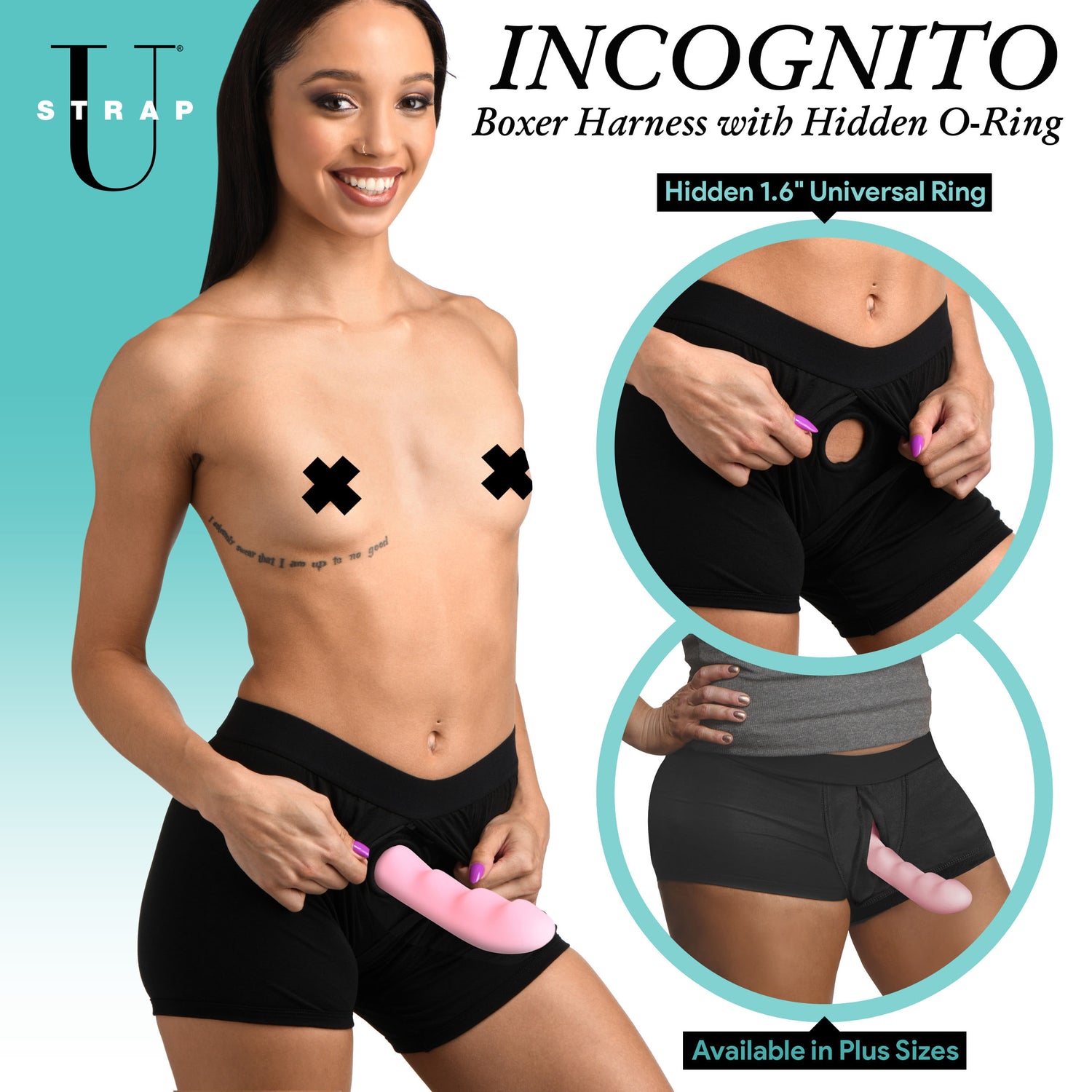 Incognito Boxer Harness with Hidden O-Ring - ML