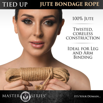 Tied Up Jute Bondage Rope - 50 Feet