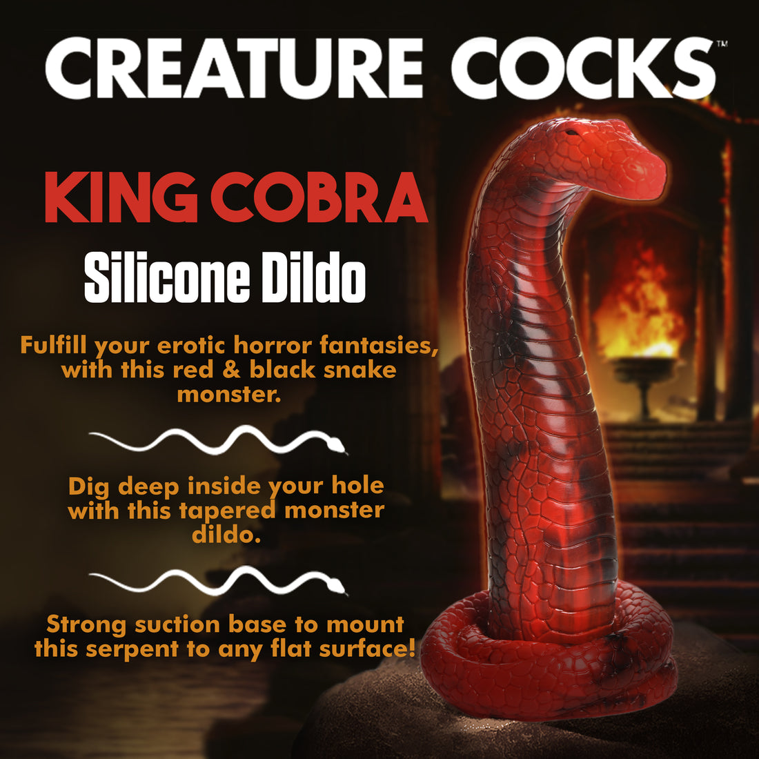 King Cobra Silicone Dildo