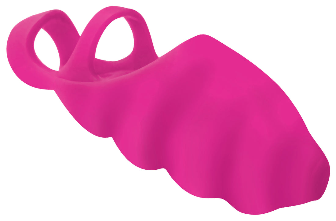 Thrill-Her Silicone Finger Vibrator - Pink