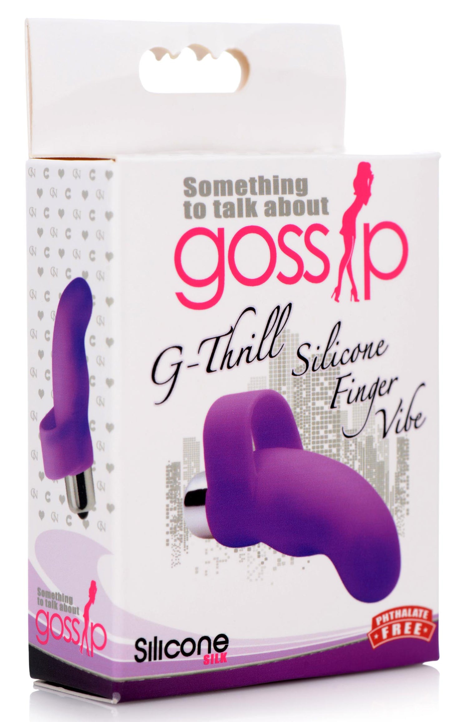 G-Thrill Silicone Finger Vibe - Purple