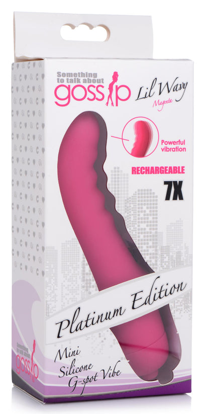 7X Lil Wavy Mini Silicone G-Spot Vibe - Magenta