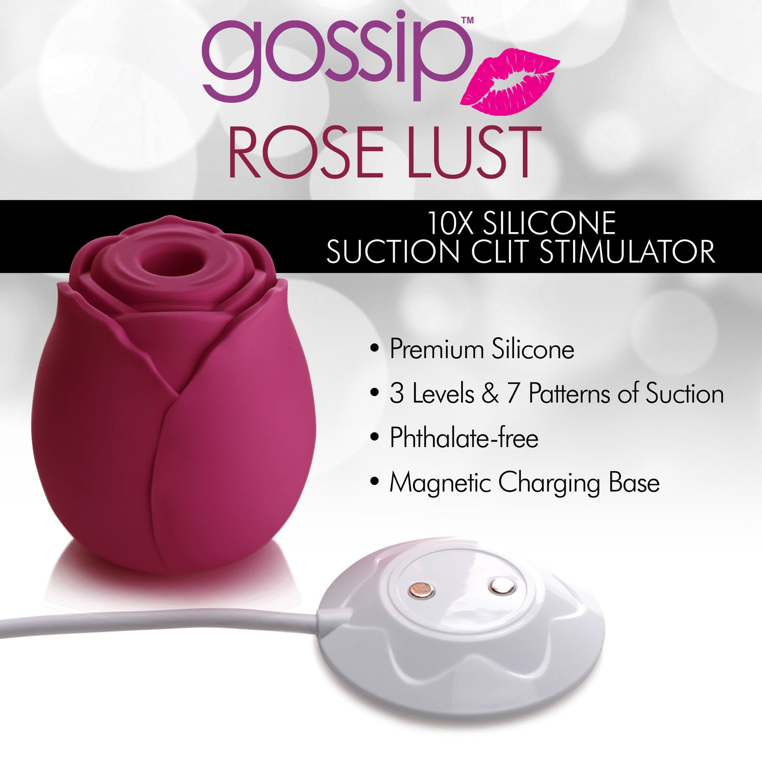 10X Violet Rose Lust Clitoral Stimulator