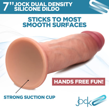 Ultra Realistic Dual Density Silicone Dildo - 7 Inch