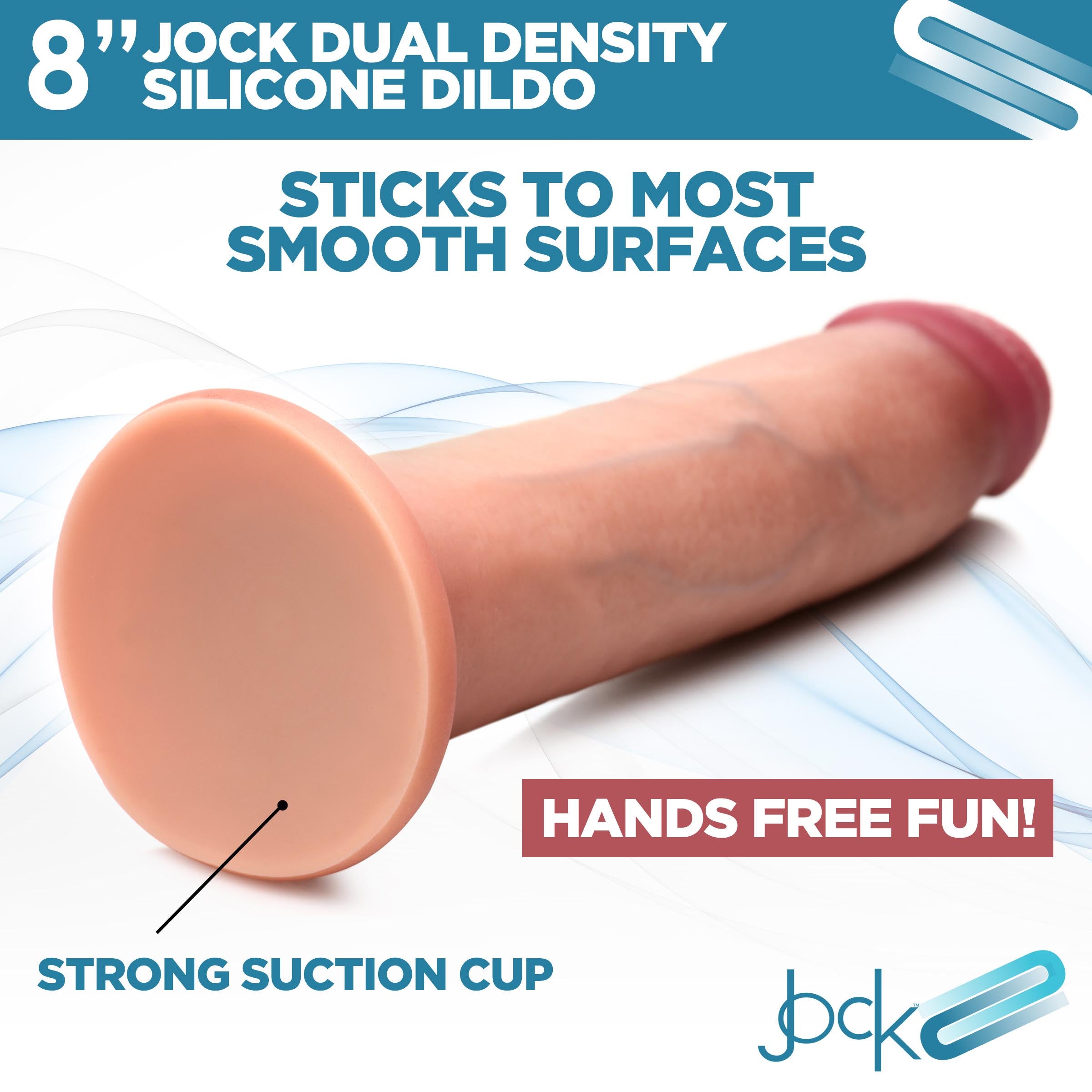 Ultra Realistic Dual Density Silicone Dildo - 8 Inch