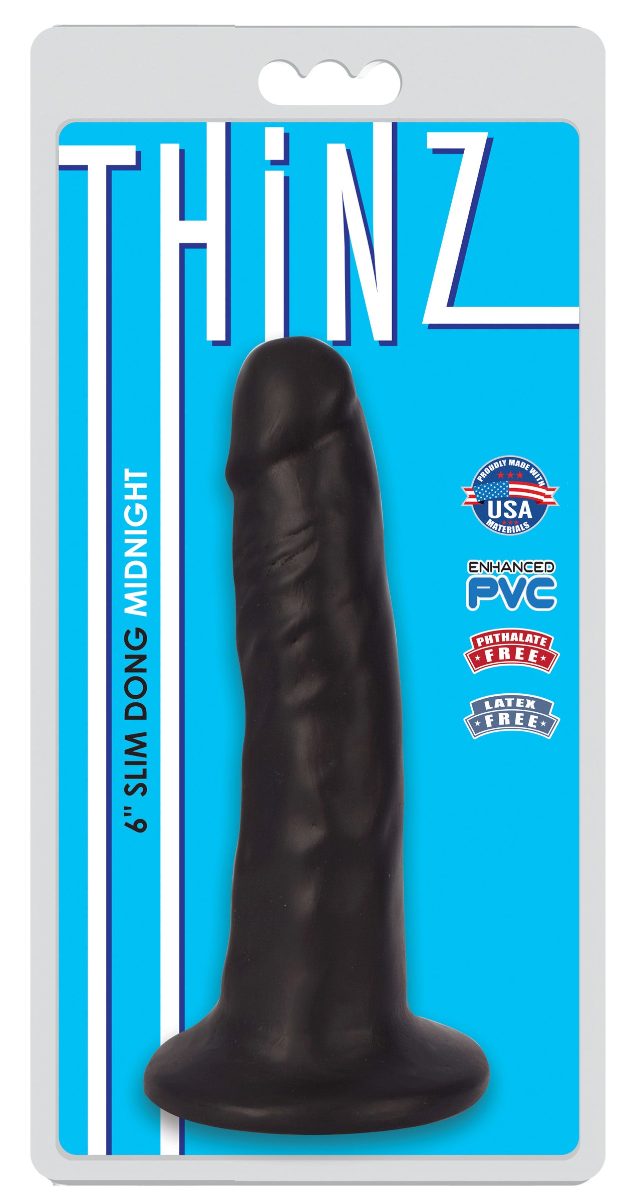 Thinz 6 Inch Slim Dong - Dark