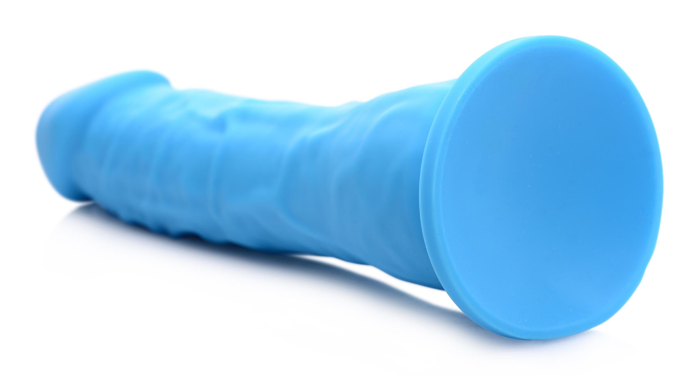 7 Inch Silicone Dildo - Berry