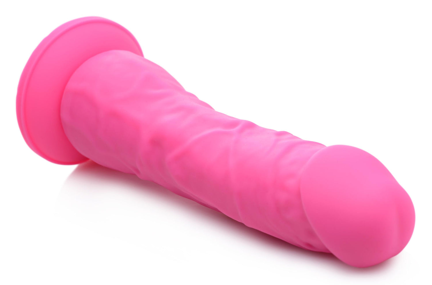 7 Inch Silicone Dildo - Cherry