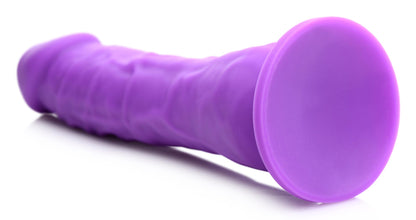 7 Inch Silicone Dildo - Grape