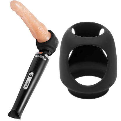 Strap Cap Wand Harness for Dildos