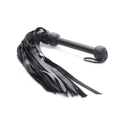 Strict Leather Premium Deerskin Flogger- Black